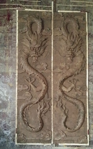 浮雕影壁的分類及制作過程！